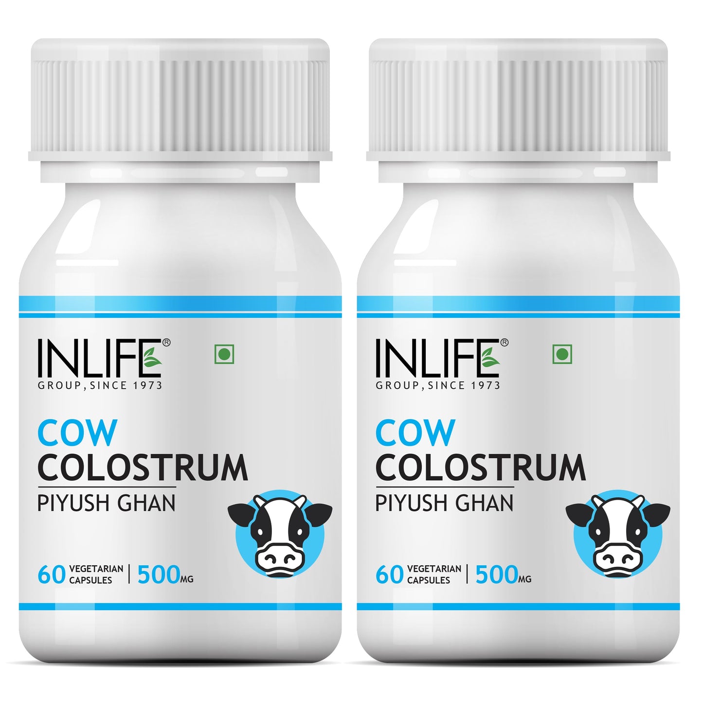 INLIFE Colostrum Capsules 500mg | Ayurvedic Immune & Gut Health Supplement - 60