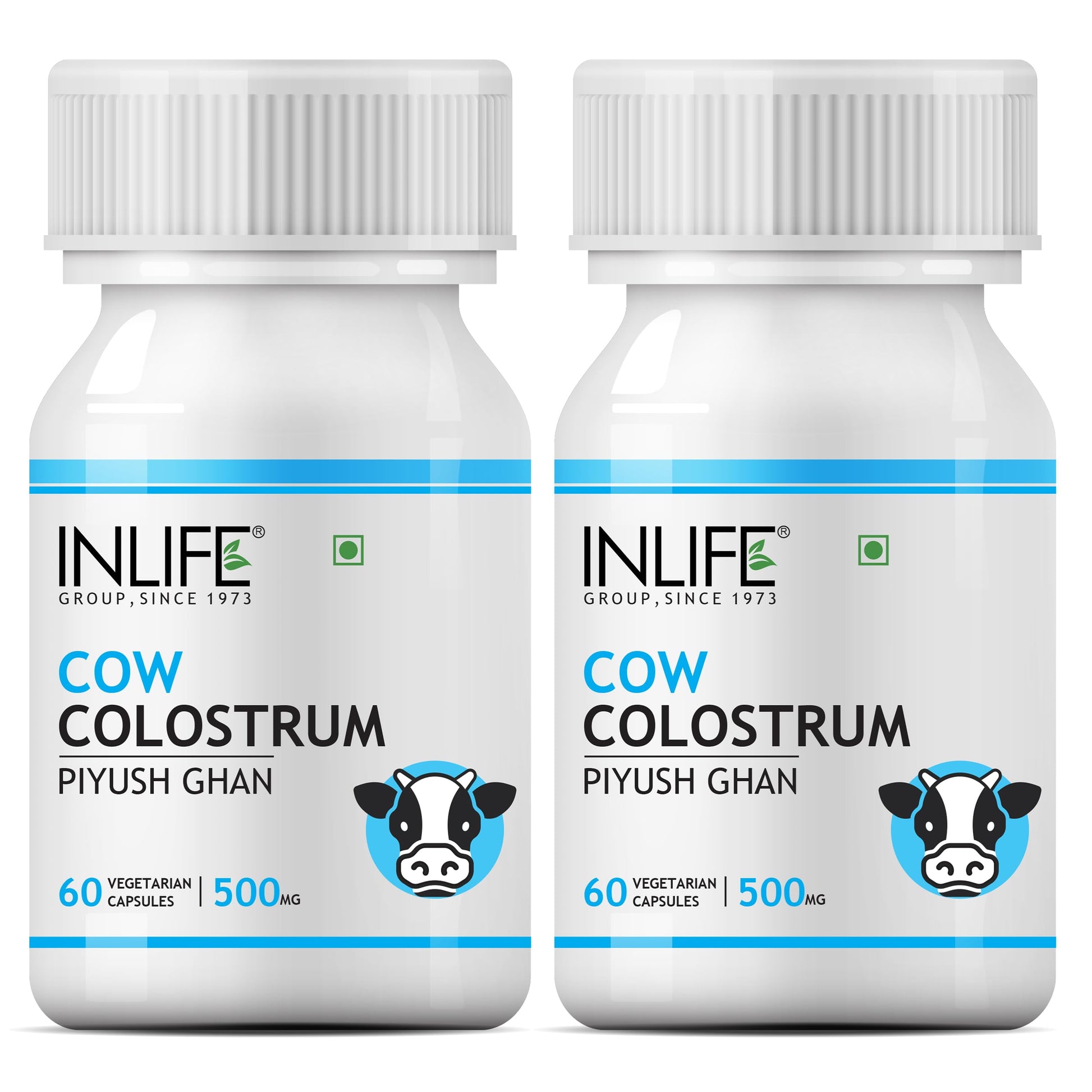 INLIFE Colostrum Capsules 500mg | Ayurvedic Immune & Gut Health Supplement - 60