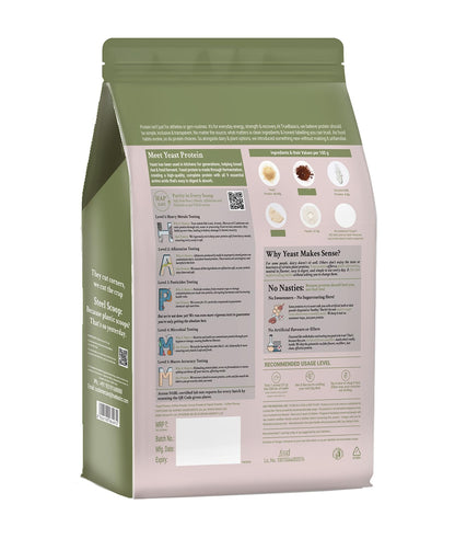 TrueBasics Clean Yeast Protein Powder (Coffee, 1kg) | 25g Protein per Scoop | Fermentation-Derived Complete Protein