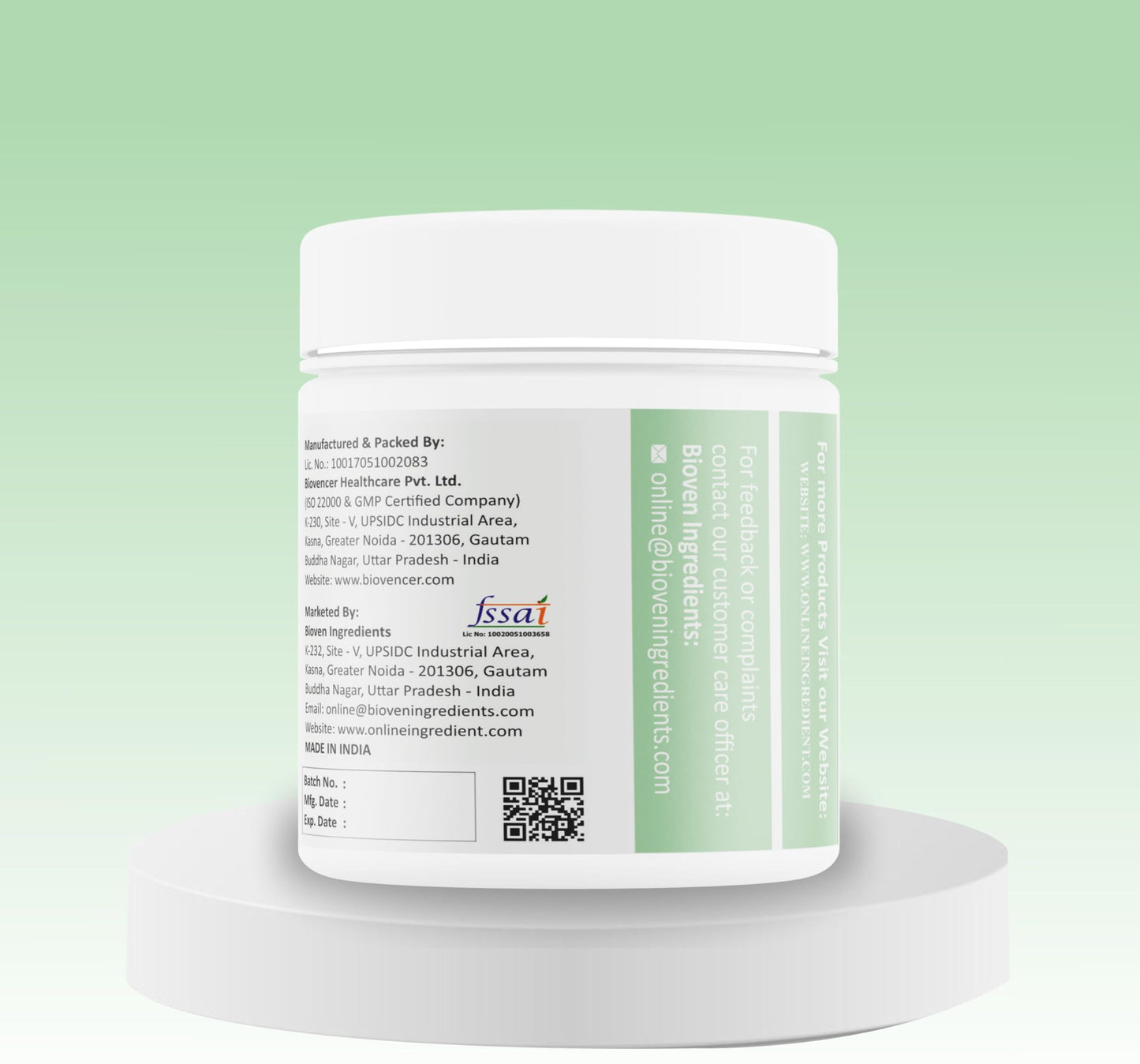 Bioven Ingredients Ferrous Bisglycinate Powder