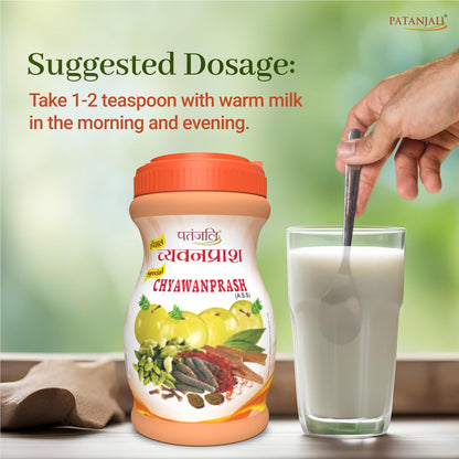 Patanjali Special Chyawanprash 1KG Immunity Booster & Ayurvedic Chyavanaprasam For Men, Women & Kids