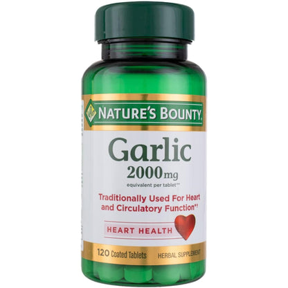 Nature's Bounty Garlic 120 Tablets