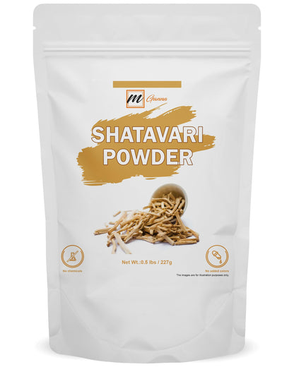 mGanna Shatavari Powder/Asparagus Racemosus for Radiant Skin, Hair and Health Care 227gm / 0.5 lbs