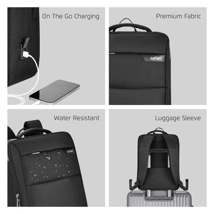 Safari SELECT 25L SUPREME Formal 4 Compartment Backpack 17 Inch Laptop- image 5