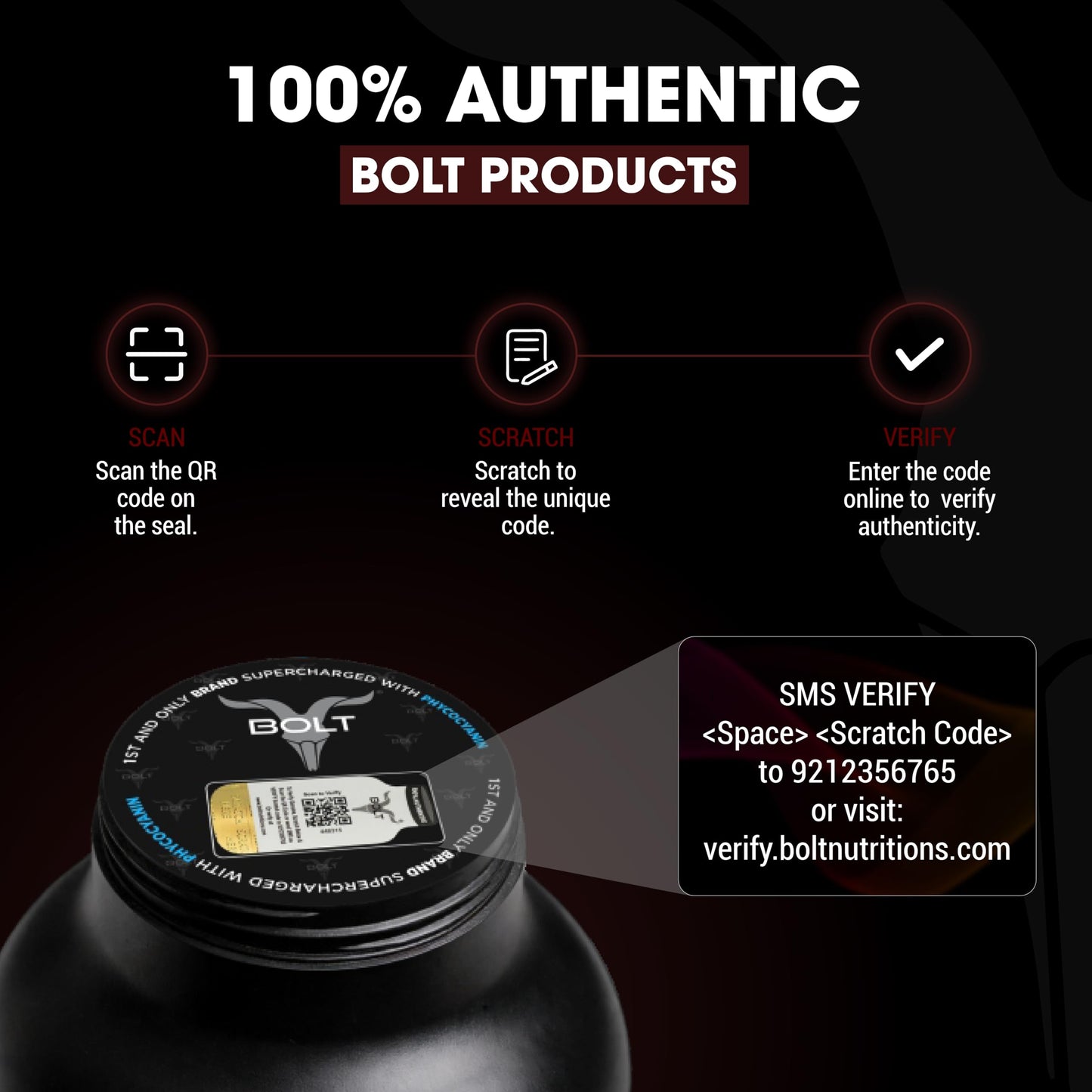 Bolt Mass Gainer Powder | Weight Gainer | Supercharge With Phycocyanin | 25G Protein, 75G Carbs & 412 Calories Per Servings | For Muscle & Weight Gain Objectives | 2Lb/907G | Madagascar Vanilla