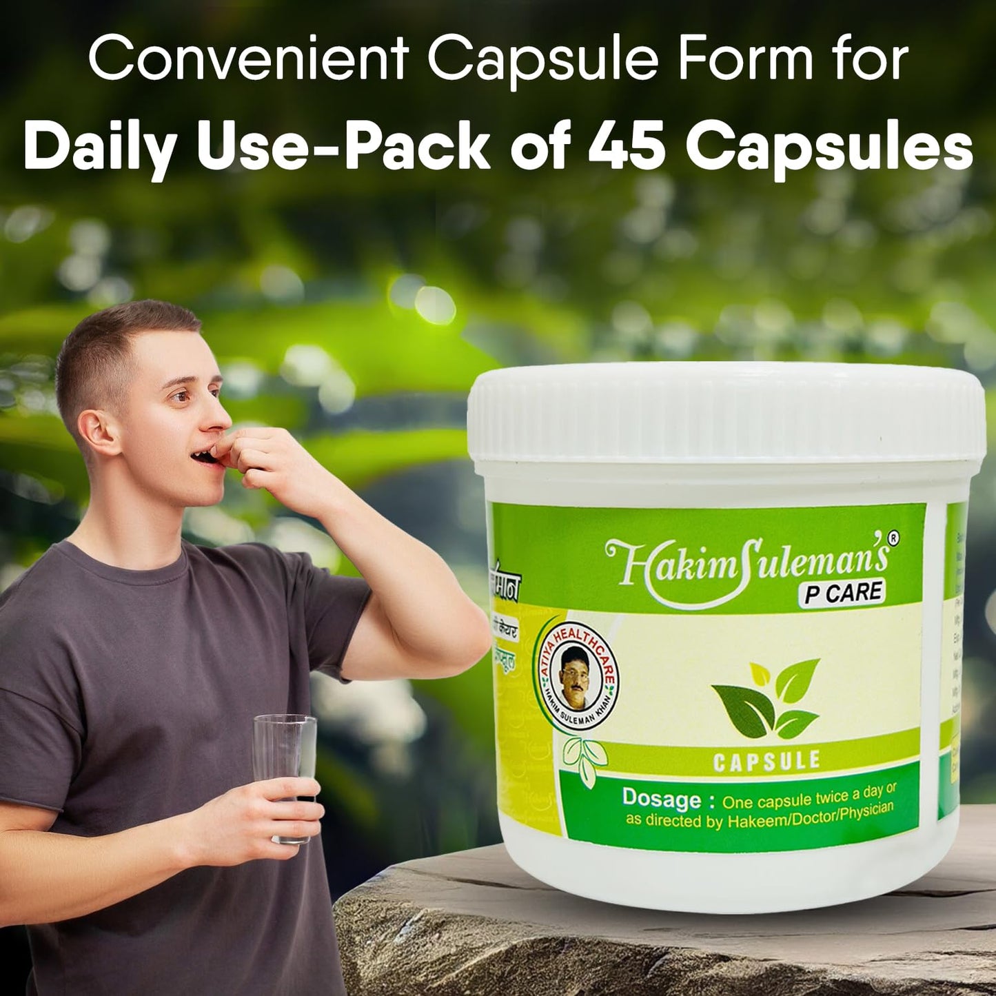 Hakim Suleman's P Care Capsules – Natural Health Supplement, 60 Capsules