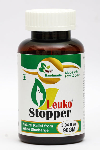 Siya Handmade Leuko Stopper | Herbal Remedy for Women’s White Discharge Problem | 100% Natural & Safe Leucorrhea Treatment | Ayurvedic Support for Reproductive Health