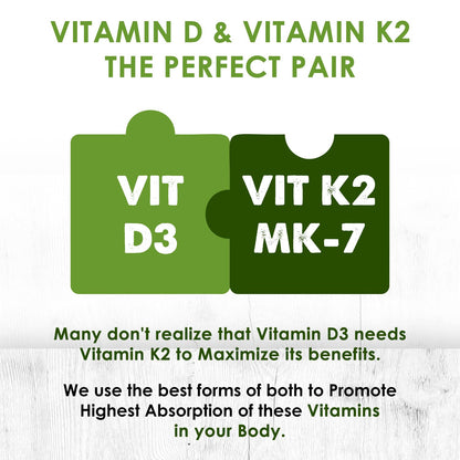 Naturyz 100% Plant Vitamin D3 K2 | Veg Vitamin D3 Supplement Lichen Source with Vitamin K2 MK7 Menaquinone | Supports Stronger Immunity | Bone & Heart Health for Men & Women (Mango Flavour)-20 Tablets