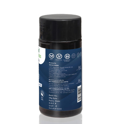 Ventin Organics Ventimega Vegan Omega 3 | 30N | Marine Algae Extract with EPA & DHA | Enhanced with Vitamin D2 | Supports Muscles & Joints, Heart & Brain Health | For Both Men & Women