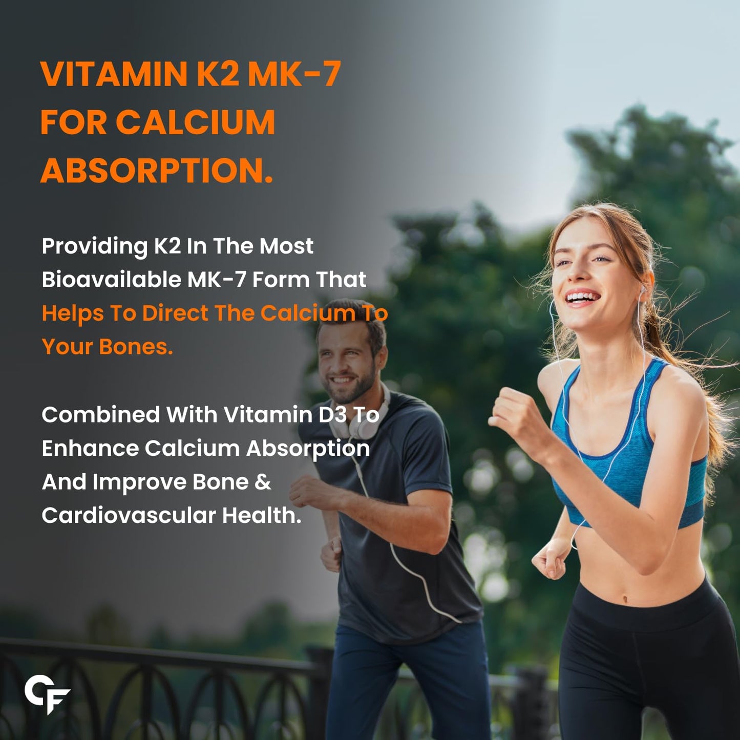 Carbamide Forte Vitamin D3 with Vitamin K2 MK7 & Vitamin B12 Gummies fo- image 3