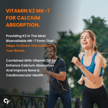 Carbamide Forte Vitamin D3 with Vitamin K2 MK7 & Vitamin B12 Gummies fo- image 3