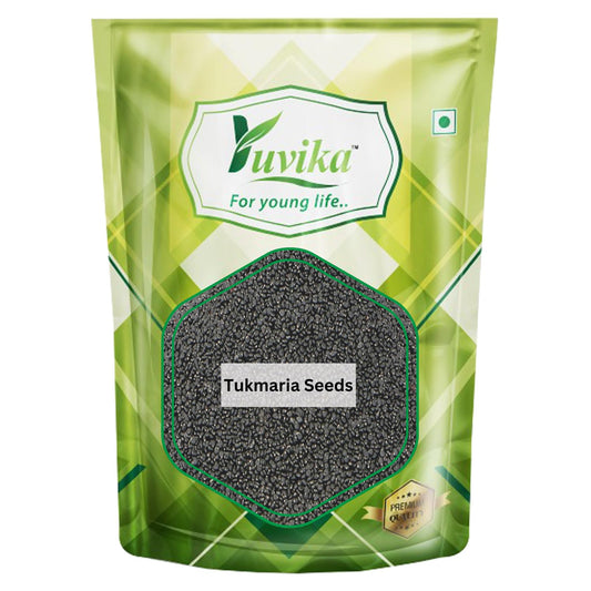 YUVIKA Tukmaria Seeds - Sabja Seeds - Ocimum Basilicum - Basil Seeds (400 Grams)