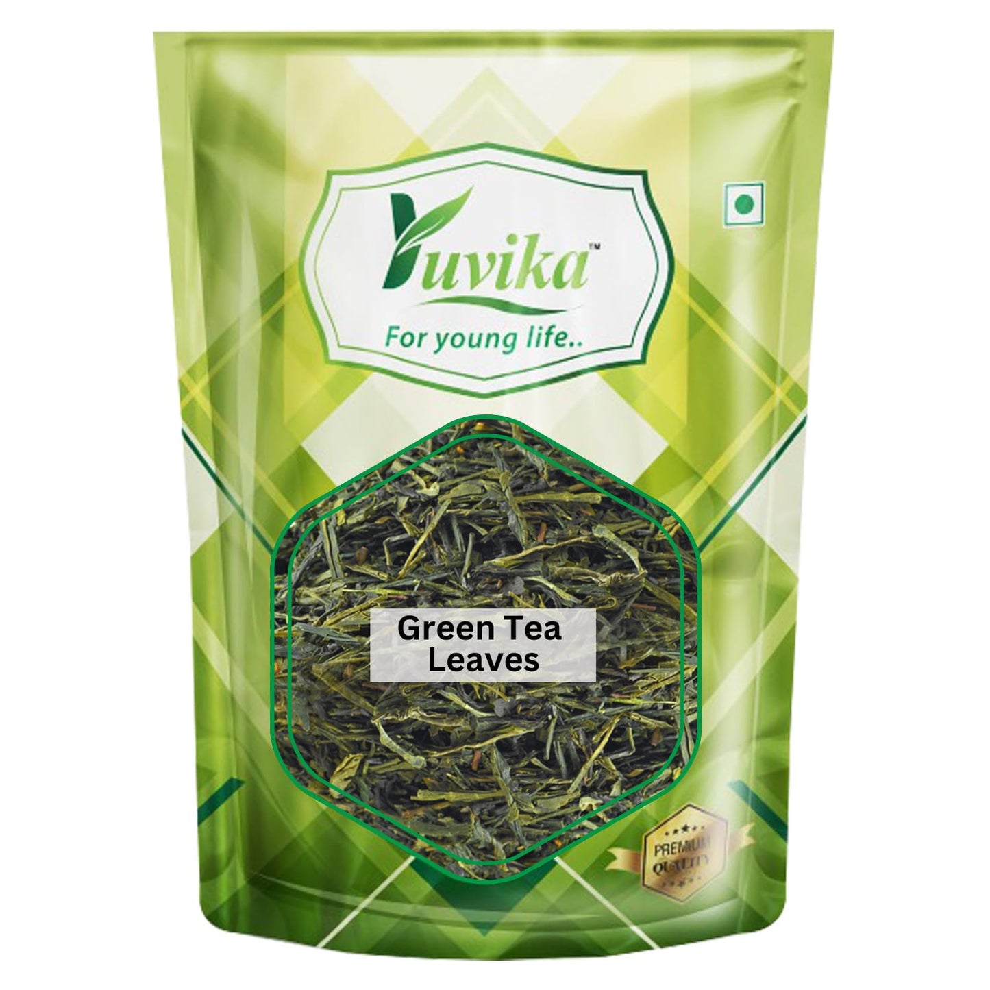 YUVIKA Green Tea Leaves (200 Grams)
