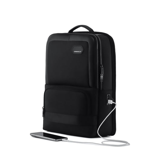 ONNIRICO Whisper Valley Premium Travel Backpack 16.4L, Infinity Black, Laptop Ba