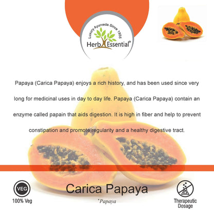 Herb Essential Papaya Tablet, 500 mg,60 Tablets | Boosts Immunity | Nat- image 2