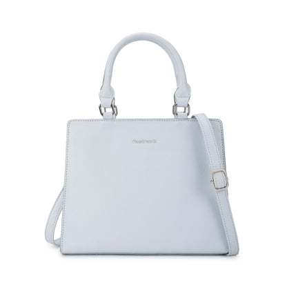 Fastrack Casual Satchel Bag with Top Zipper for Girls, Medium Size with Detachable Sling and Handheld Handles, Made with High-Quality Faux Leather