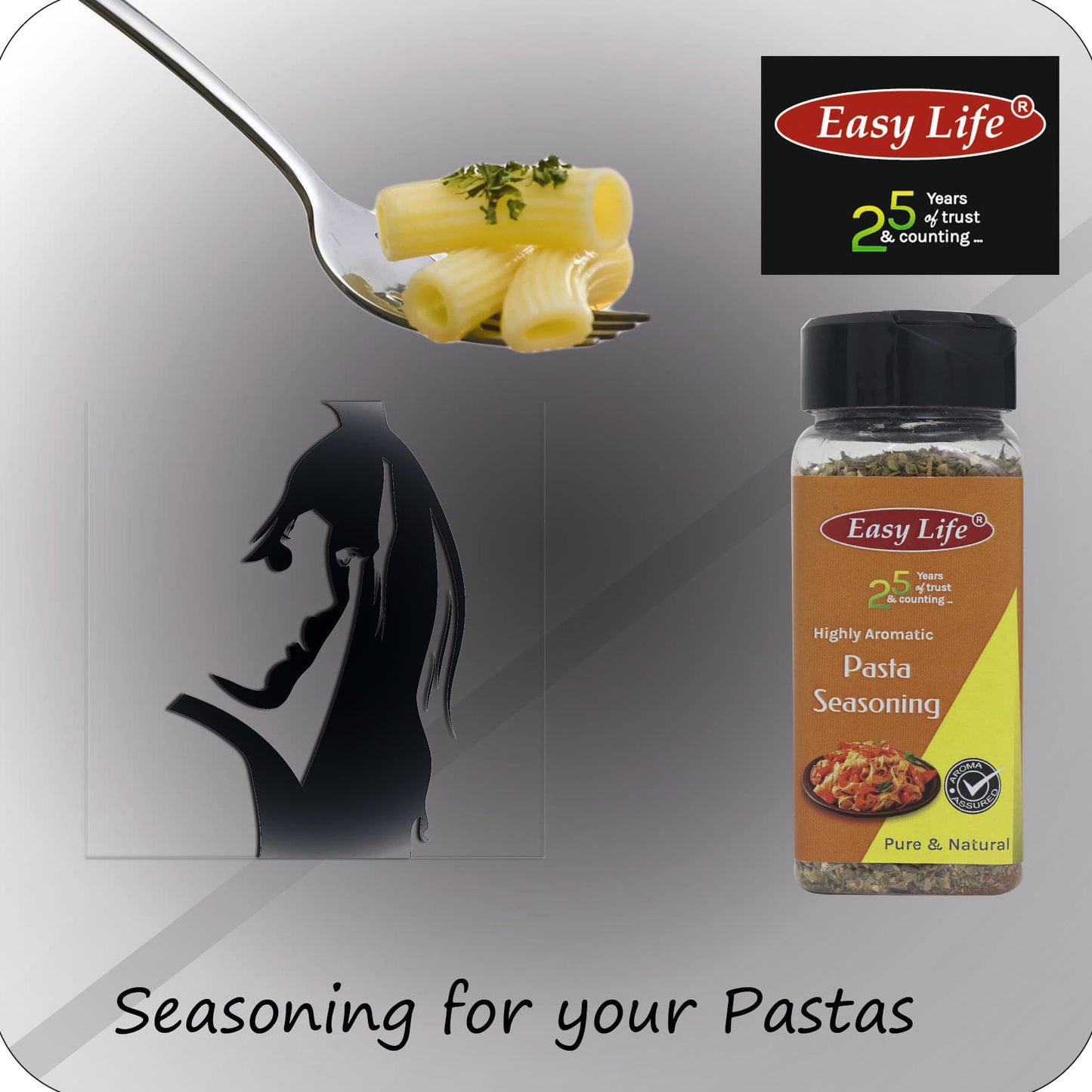 Easy Life Combo of Oregano Seasoning 50g and Pizza Seasoning 25g with Pasta Seasoning 25g