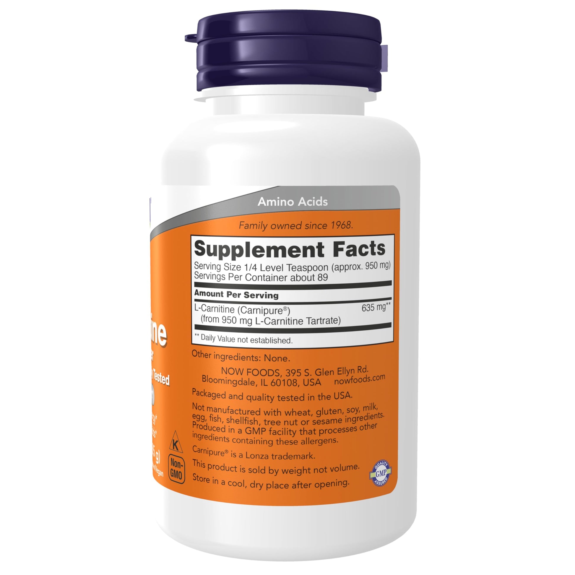 Now Foods L-Carnitine, Pure Powder 3 Oz- image 7