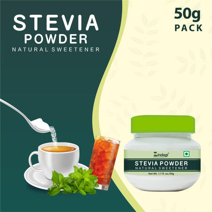 Zindagi Stevia Sugar Free Powder | Natural Stevia Powder | Pack Of 20