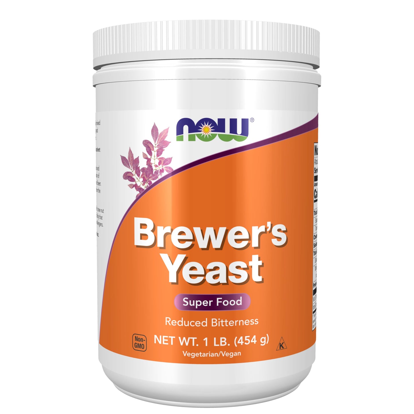 Now Foods Brewer's Yeast Reduced Bitterness - 454 g
