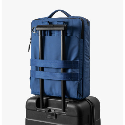 DailyObjects Pivot Convertible Briefpack Bag (16L) |Unisex|Fits 13/14/15.6 inch Laptop/Macbook Pro/Air|Lightweight|Stylish Backpack|Office/Daily Use/Travel|Multi Pocket|Adjustable Strap-Blue