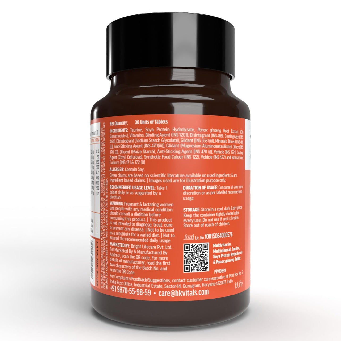 hk vitals Fish Oil and Multivitamin (30 Tablets Each) Combo Pack | 1000mg Omega 3 with 180mg EPA & 120mg DHA | Enhances Energy, Immunity & Joints Health