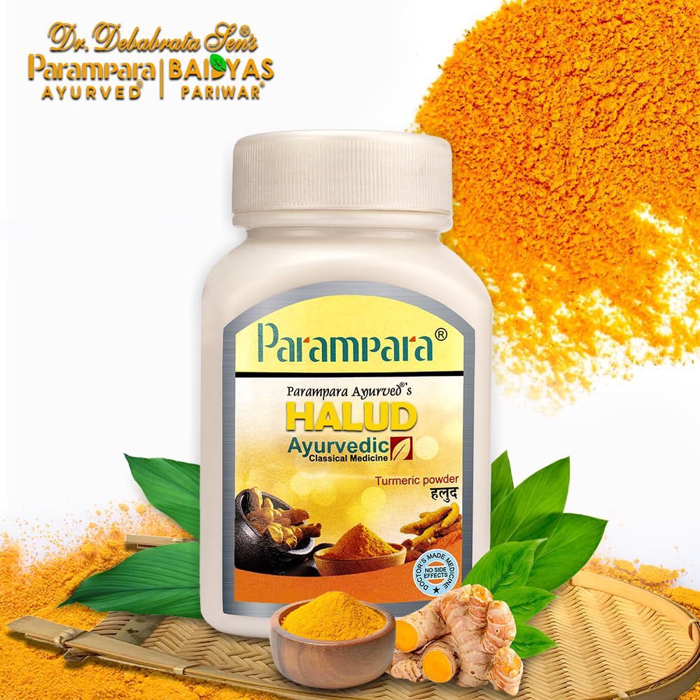 Parampara Ayurved Halud Churna Ayurvedic Natural Wild Turmeric Powder f- image 5
