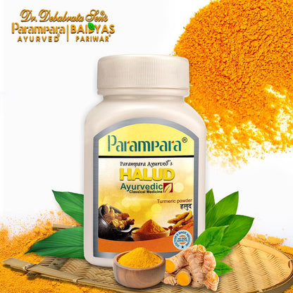 Parampara Ayurved Halud Churna Ayurvedic Natural Wild Turmeric Powder f- image 5