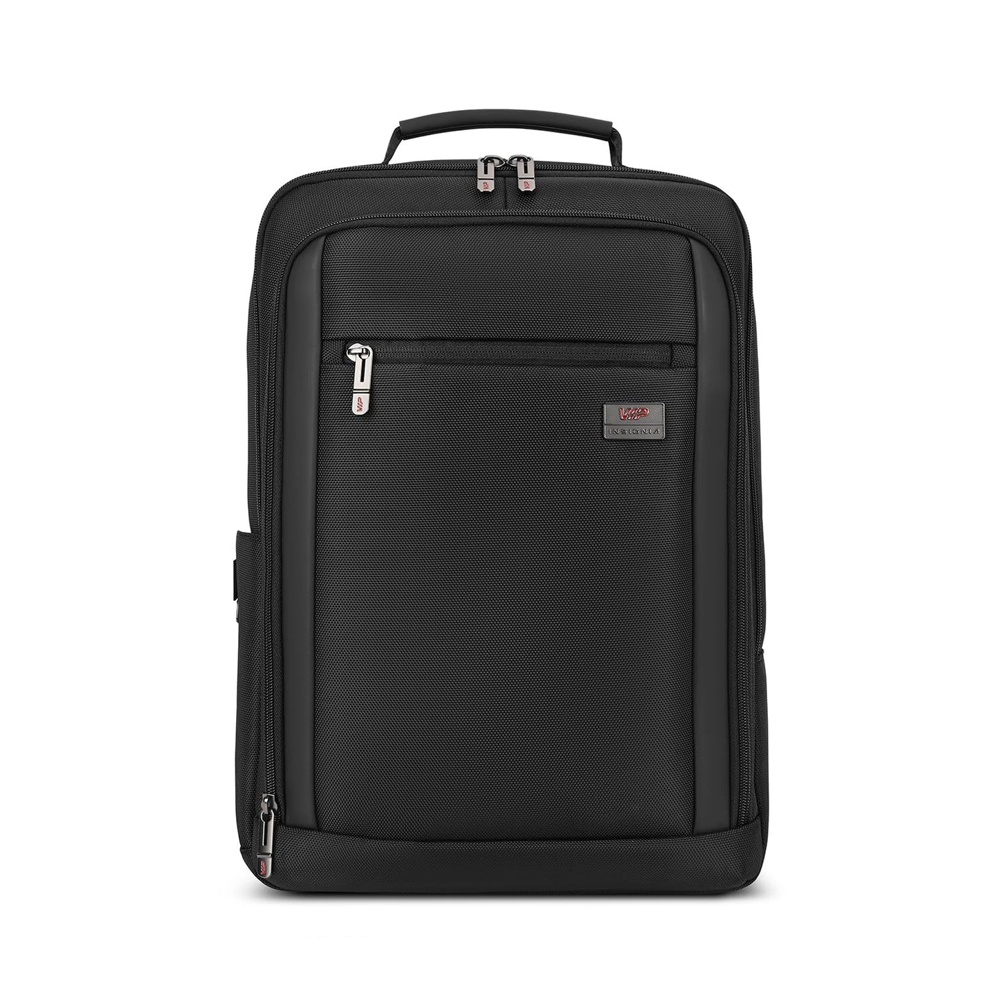 VIP VOGUE 17 Inch Compatible Laptop Backpack 27L + 5L Expandable | Water-Resistant with 3 Compartments | Padded Laptop Sleeve, Side Bottle Pocket | Office & Travel Backpack for Men & Women (Black)