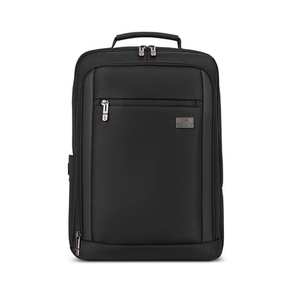 VIP VOGUE 17 Inch Compatible Laptop Backpack 27L + 5L Expandable | Water-Resistant with 3 Compartments | Padded Laptop Sleeve, Side Bottle Pocket | Office & Travel Backpack for Men & Women (Black)