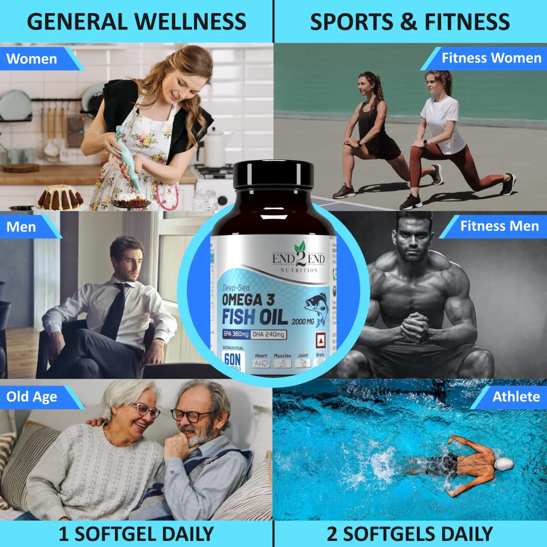 End2End Nutrition Omega 3 Fish Oil and Joint Move