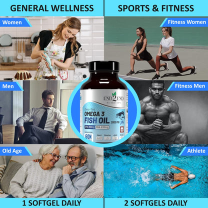 End2End Nutrition Omega 3 Fish Oil and Joint Move