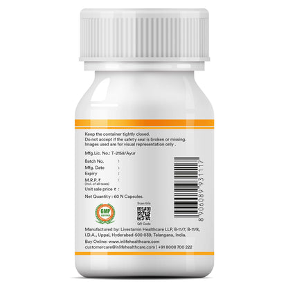 INLIFE Pumpkin Seed Extract 500mg – 60 Capsules, Pack of 2