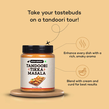 urban platter Tandoori Tikka Masala Powder, 1 [Masala|Flavourful Blend Of Spices|Sprinkle Or Add To Your Appetizers, Gravies, Veggies, Fries],150 Grams