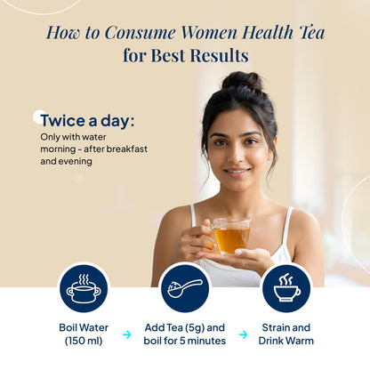 MaaDico Women Health Tea For Pcod/Pcos Care For Women, 200 Gms | Support Menstrual Cycle And Irregular Periods | Ayurvedic Herbal Blend for Women’s Hormonal & Metabolic Wellness | Digestion & Metabolic Health |