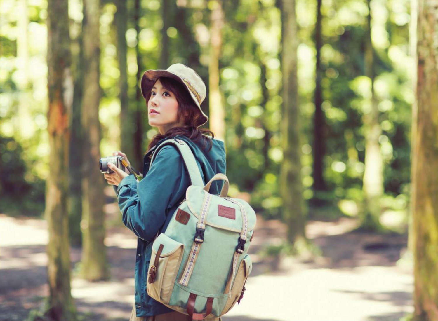 Doughnut Macaroon Laptop Backpack One Size Black- image 5