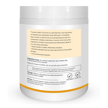 Herb Essential Turmeric Tablets, 500 Mg, 1000 Tablets, Promotes Healthy- image 5
