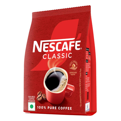 Nescafe Classic Instant Coffee Powder | Great Start To Your Morning | 100% Pure Coffee | 500g Stabilo, Bag