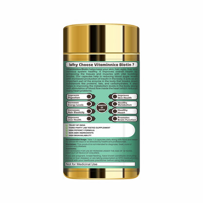 Vitaminnica Biotin + Vita Breathe Combo – 120 Capsules