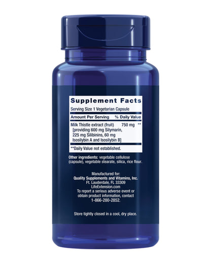 Life Extension, European Milk Thistle, 60 Veggie Caps- image 9