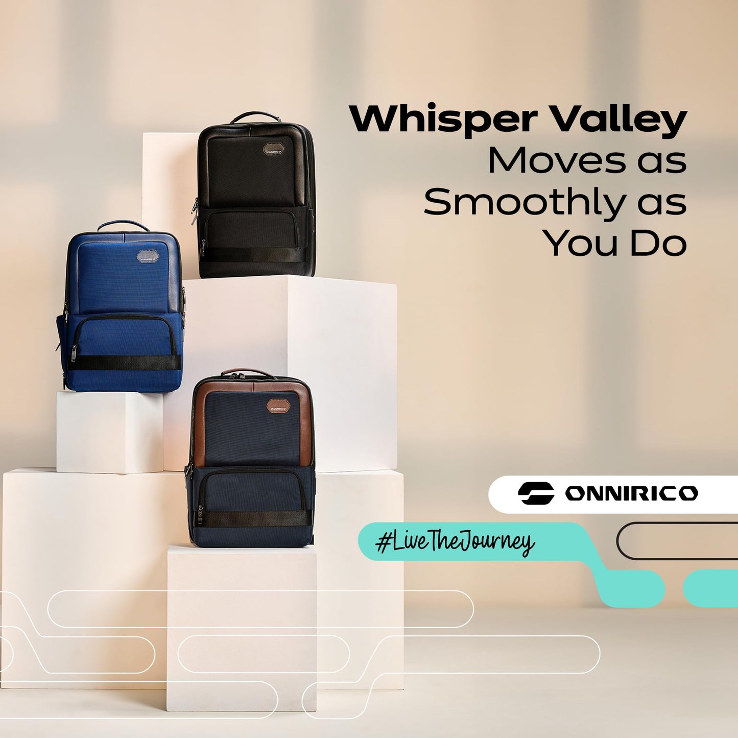 ONNIRICO Whisper Valley Premium Travel Backpack 16.4L, Infinity Black,- image 7
