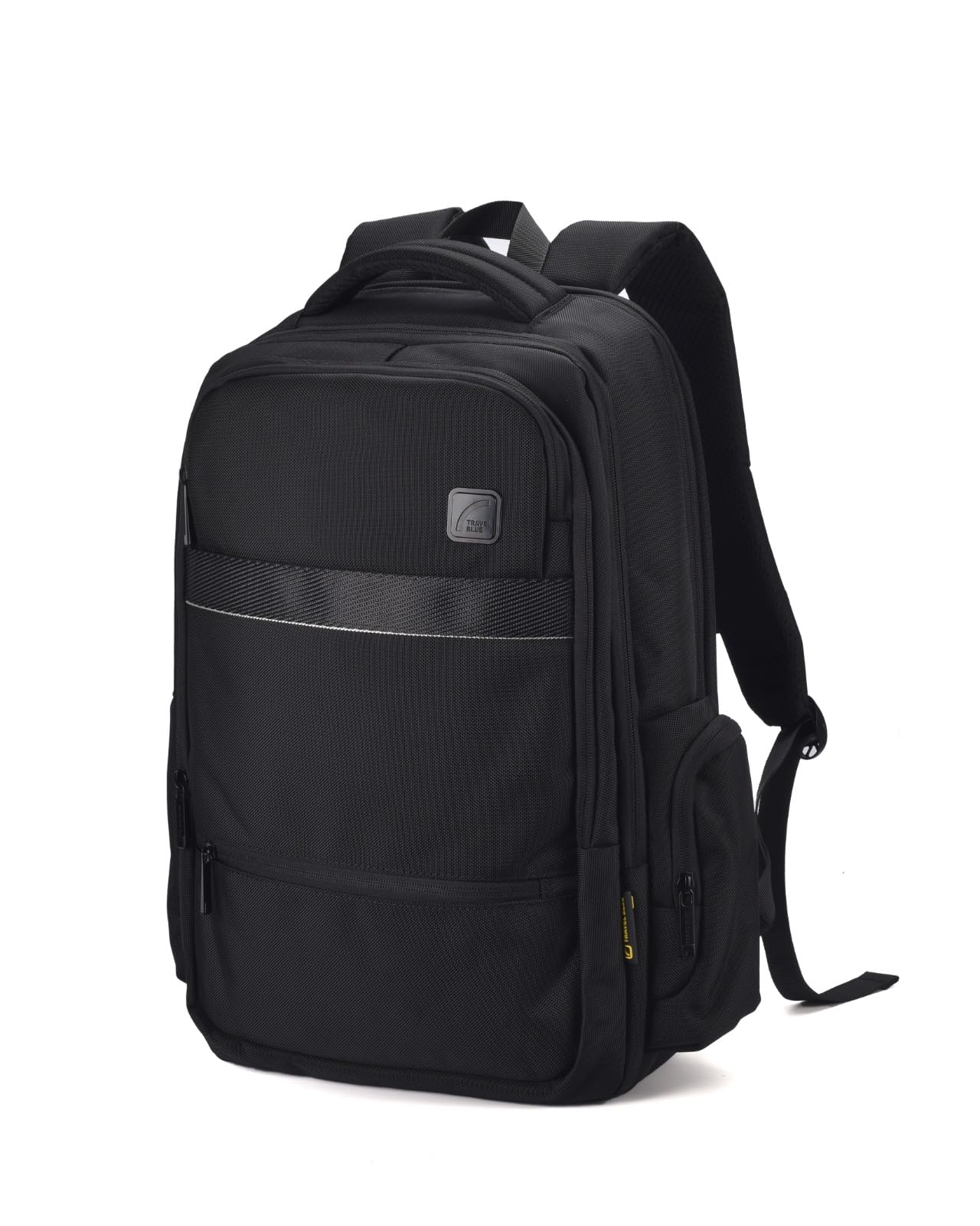 Travel Blue Luxe Pro Executive 15.4 Inches laptop Compartment, 25 L Casual Backpack, Organizer Pocket for Men Women Boys Girls Black