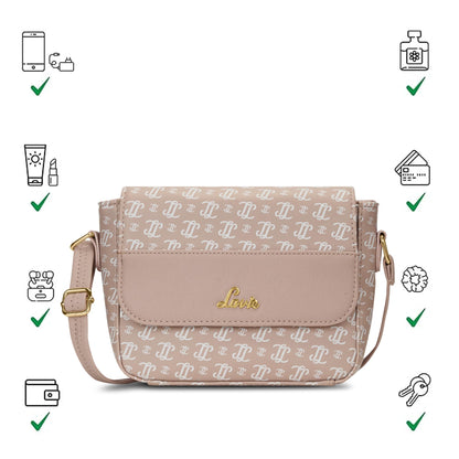 Lavie Woman's Broxa Flap Crossbody Sling Bag | Ladies Purse Handbag | Gift for Women