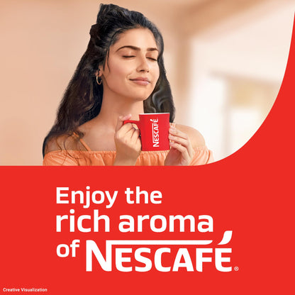 NESCAFE Classic Instant Coffee Powder | Great start to your morning | 100% Pure Coffee | 380g (2 units x 190g) Jar