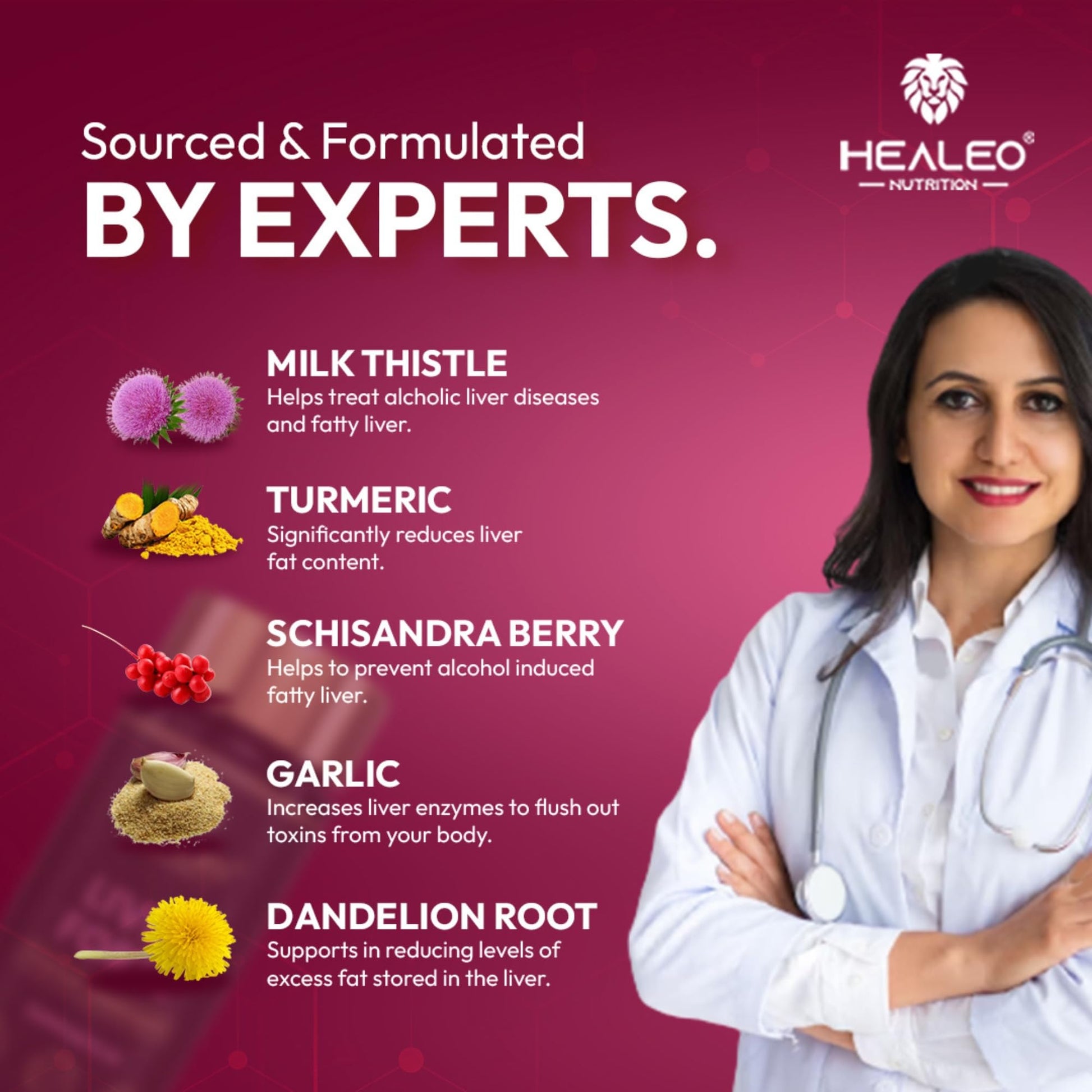 Healeo Liver Forte 2500mg, 17-in-1 Milk Thistle Liver Detox Supplement- image 6