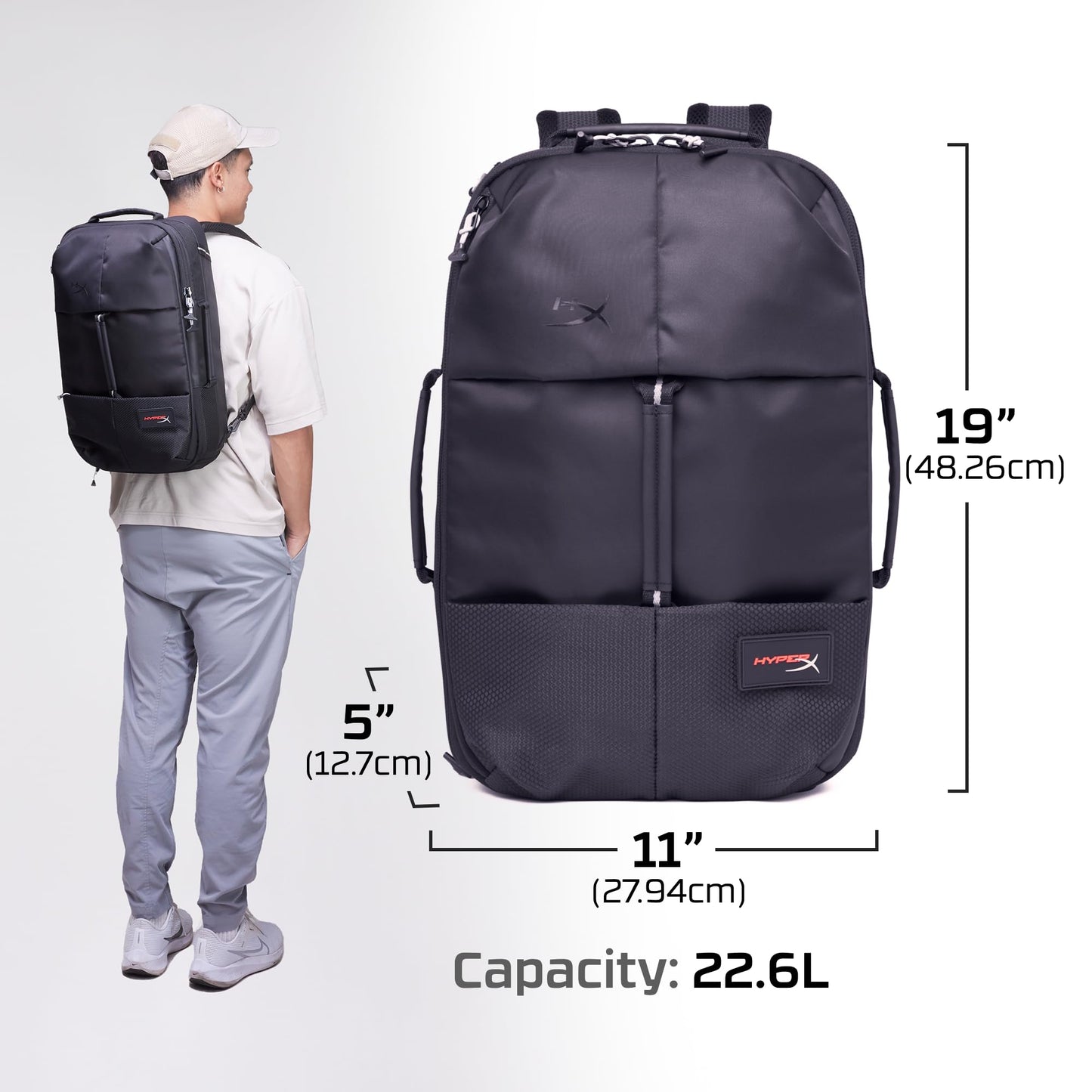 IN-Viraat HyperX - Appario HyperX Knight Gaming Backpack for Laptops -- image 8