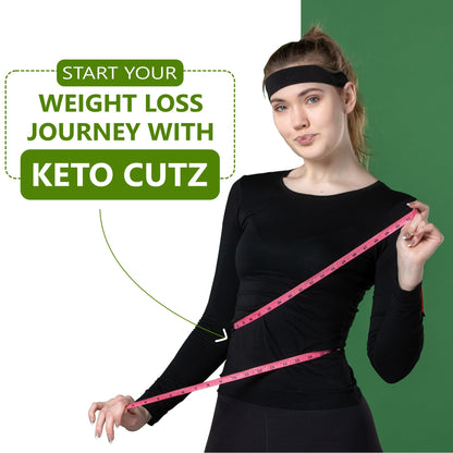 End2End Nutrition Keto Cutz fat burner with Garcinia Cambogia, Green Tea, Green Coffee Bean | Weight Loss Product for Men and Women - 60 Tablets