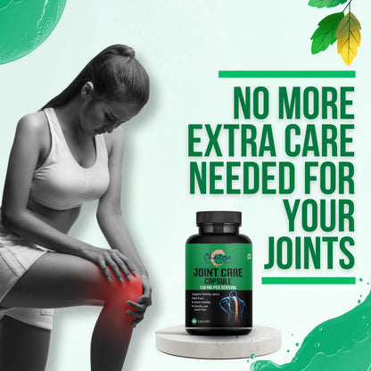 Chikitsya Joint Care Capsules for Joint Pain Relief | Boswellia, Curcumin and Triphala | Joint Support Supplement for Cartilage &Muscles Health| Increased Mobility For Men&Women-60 Veg Capsules