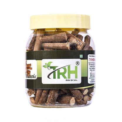 TRH Mulethi Root Stick for Eating - Licorice Root - Athimathuram - Jesthamadh for Health Care - 100gm