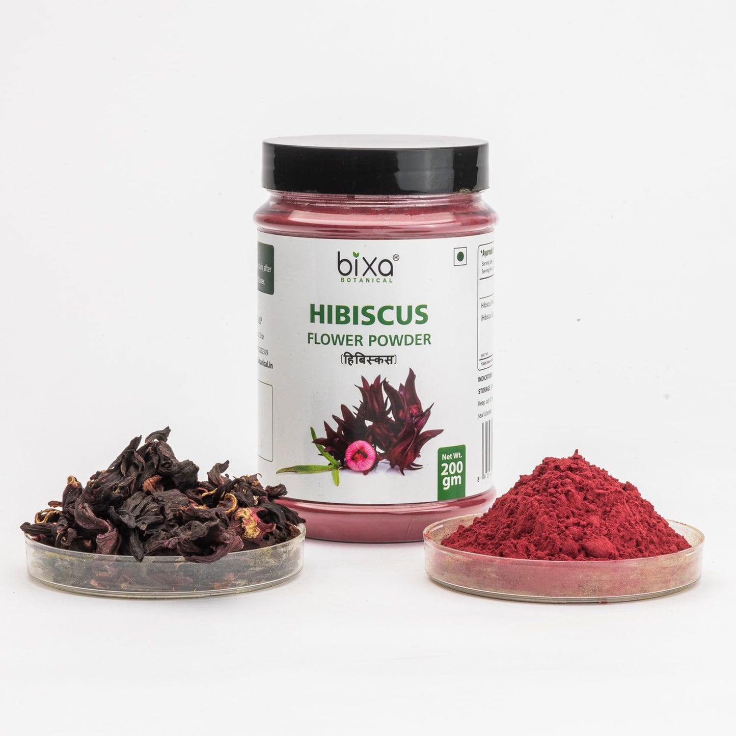 bixa Botanical Hibiscus/Jaswand Flower Powder 200g Hibiscus Sabdariffa- image 3